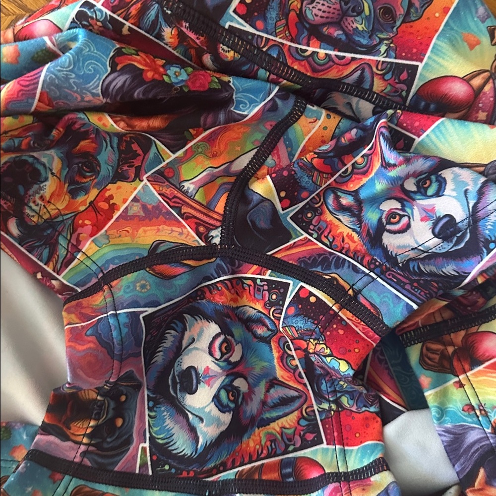 CVG *NEW* Women's "Sit Stay Slay" Graphic Workout Shorts - Picture 9 of 10